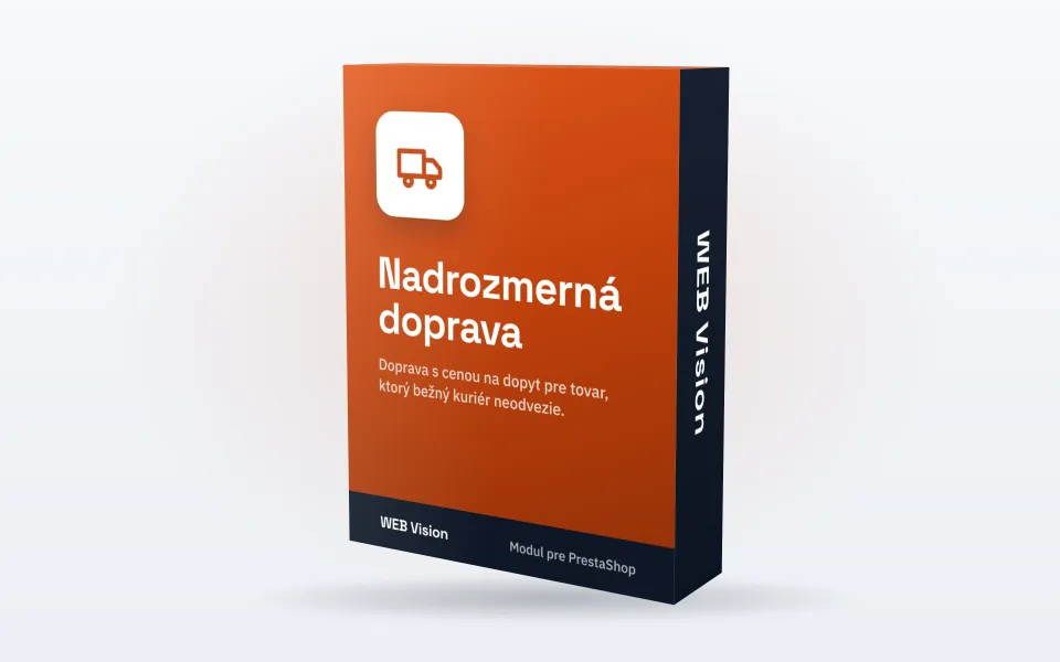 Nadrozmerná doprava pre PrestaShop | WEB Vision
