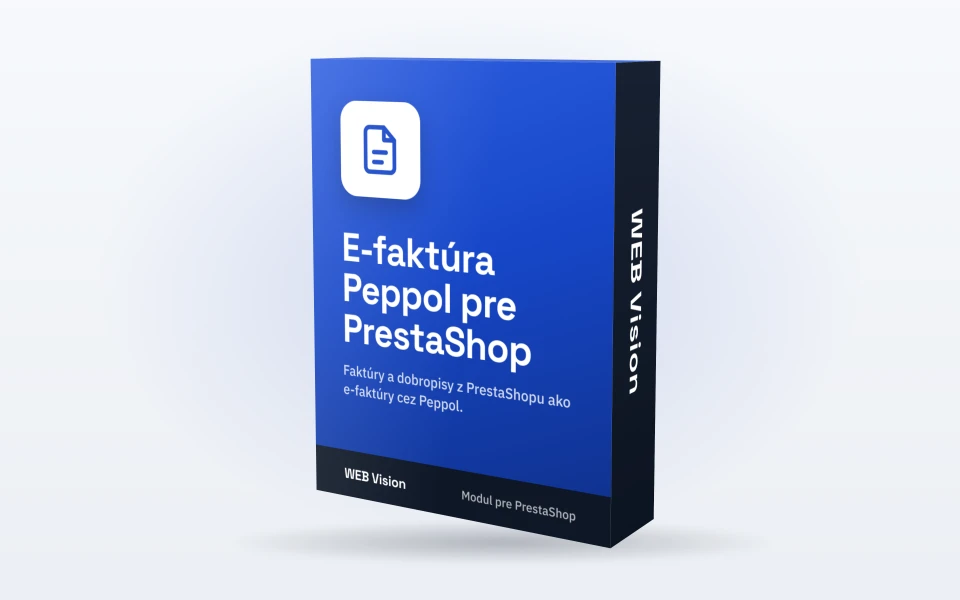 E-faktúra PrestaShop – modul na odosielanie cez Peppol